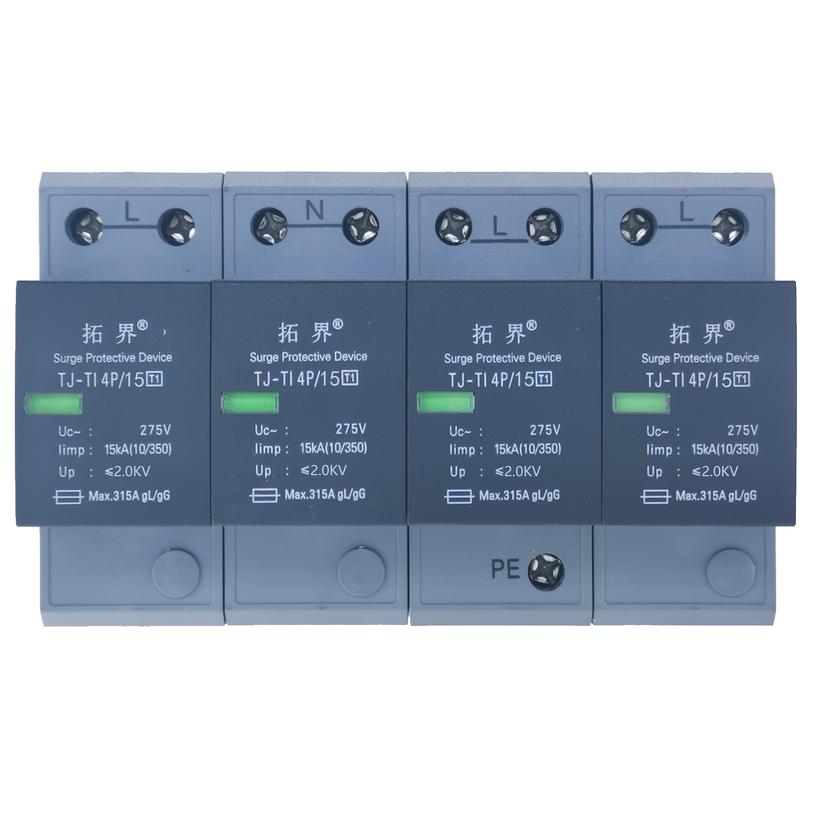 380V一級電源防雷TJ-TI 4P/15
